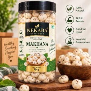 Nekaba Nutrigold Makhana — Natural Goodness in Every Bite!